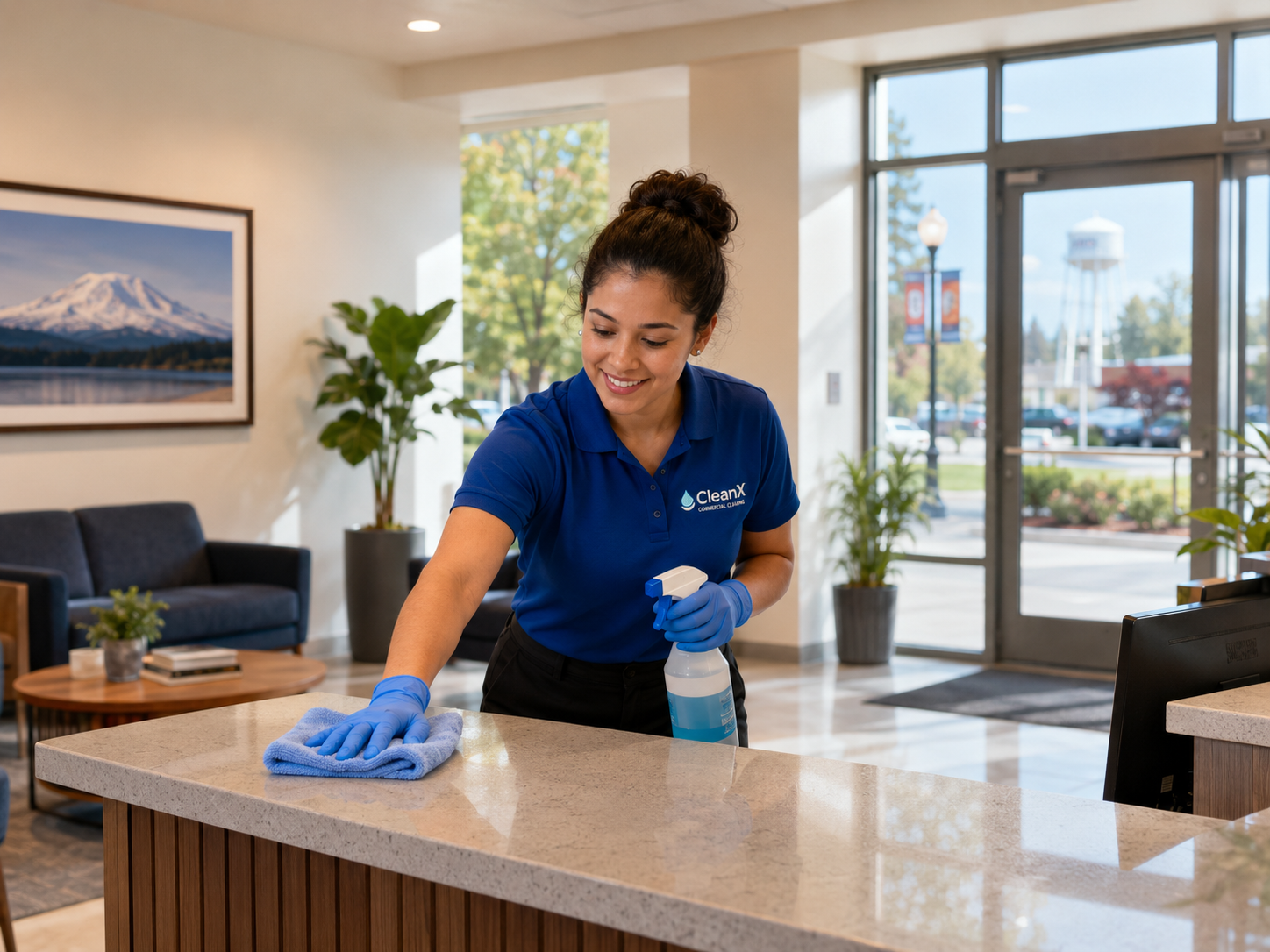 Puyallup commercial cleaning services by CleanX