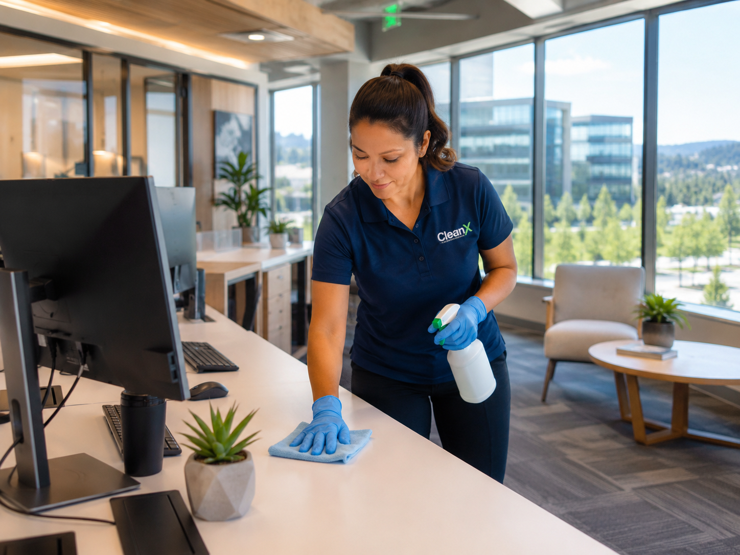 Redmond commercial cleaning services by CleanX