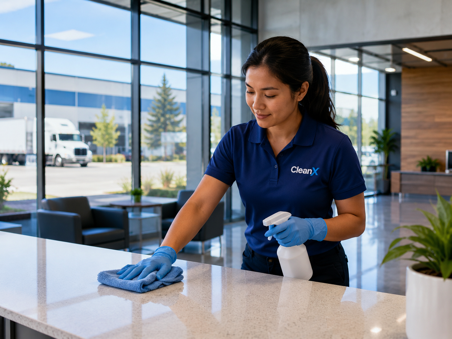 Renton commercial cleaning services by CleanX