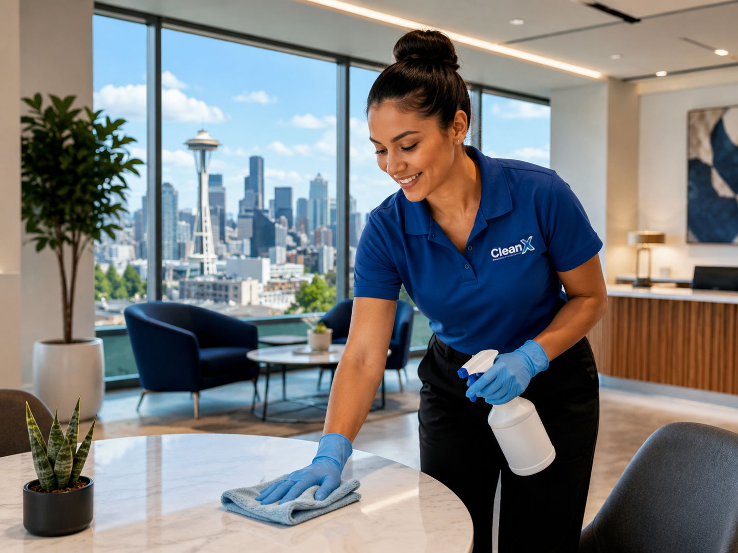 Seattle commercial cleaning services by CleanX
