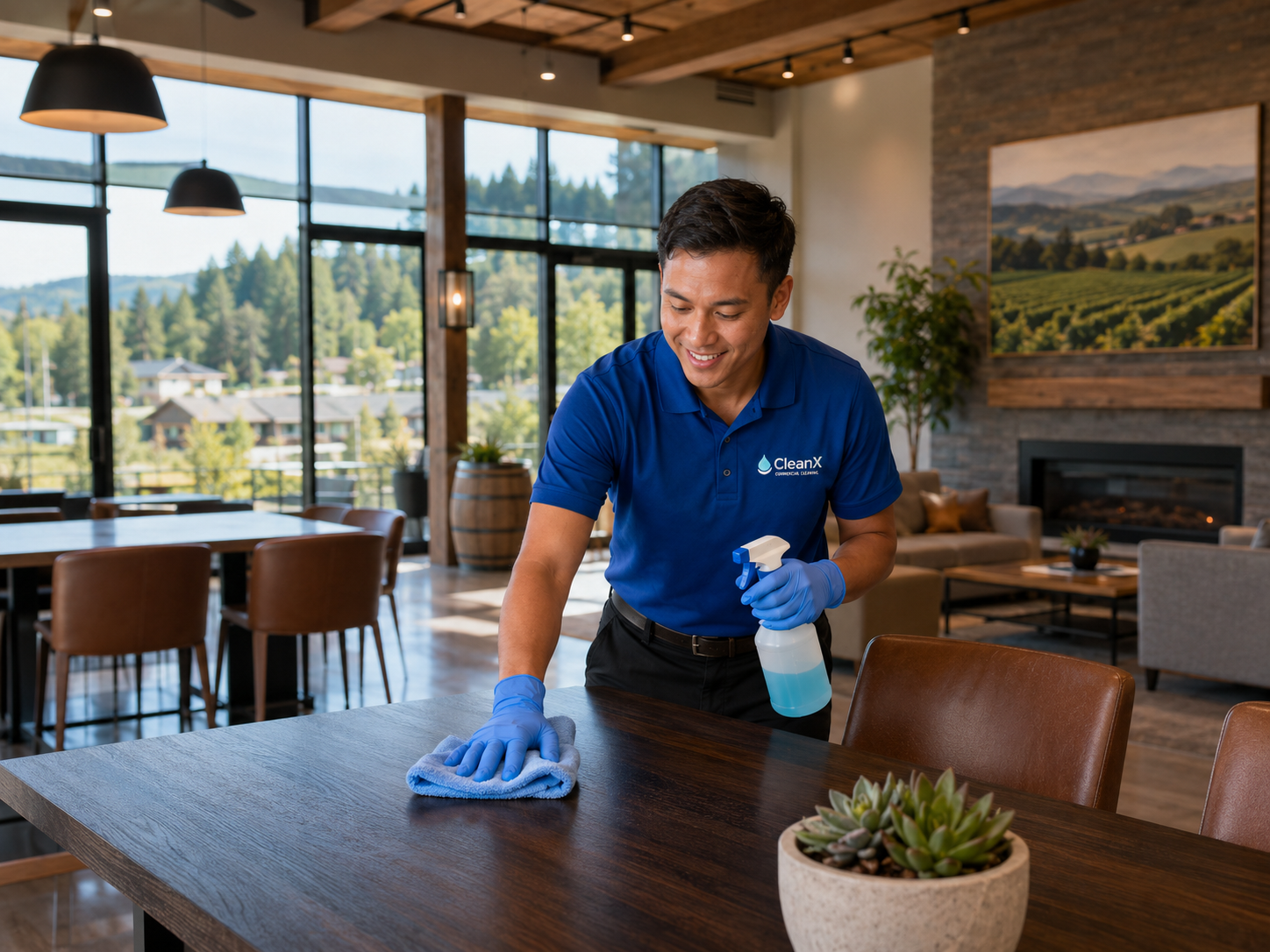 Woodinville commercial cleaning services by CleanX